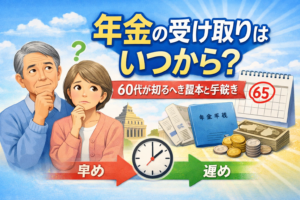 年金の受け取りはいつから?
